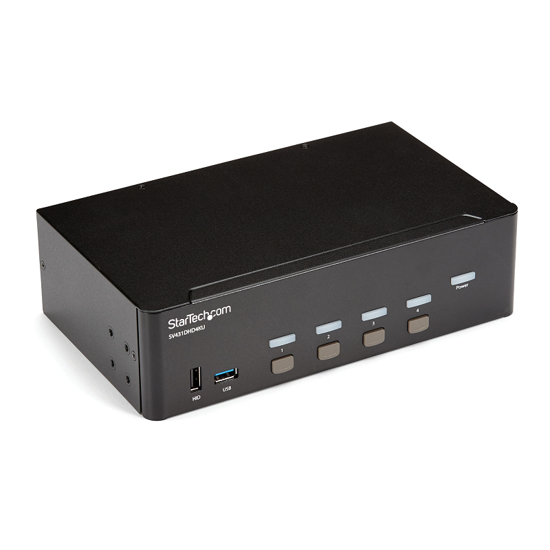 You Recently Viewed StarTech SV431DHD4KU 4 Port HDMI KVM Switch - 4K 30Hz - Dual Display Image